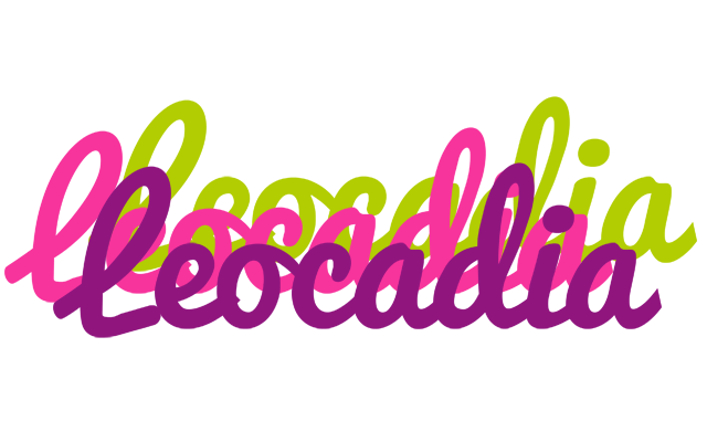 Leocadia flowers logo