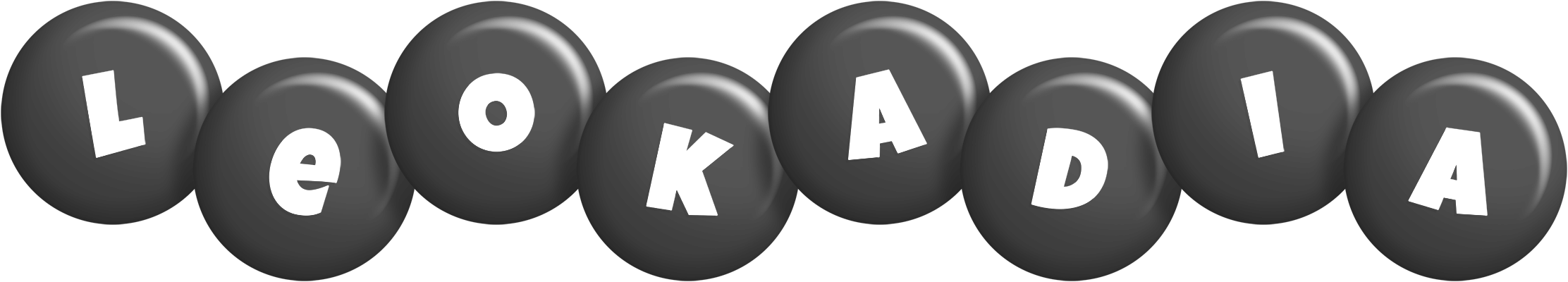 Leokadia candy-black logo