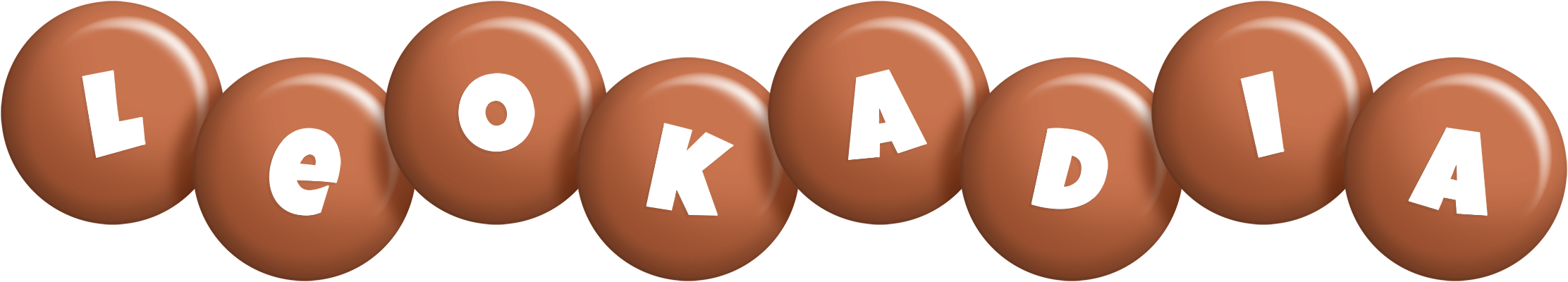 Leokadia candy-brown logo