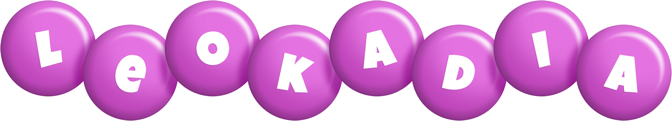 Leokadia candy-purple logo