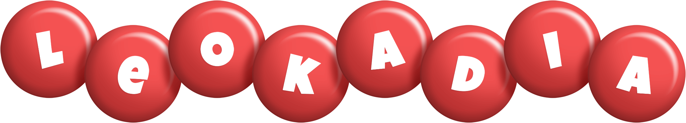 Leokadia candy-red logo