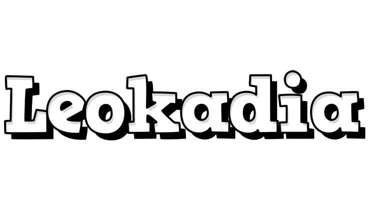 Leokadia snowing logo