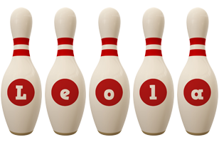 Leola bowling-pin logo