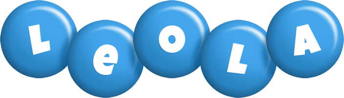 Leola candy-blue logo