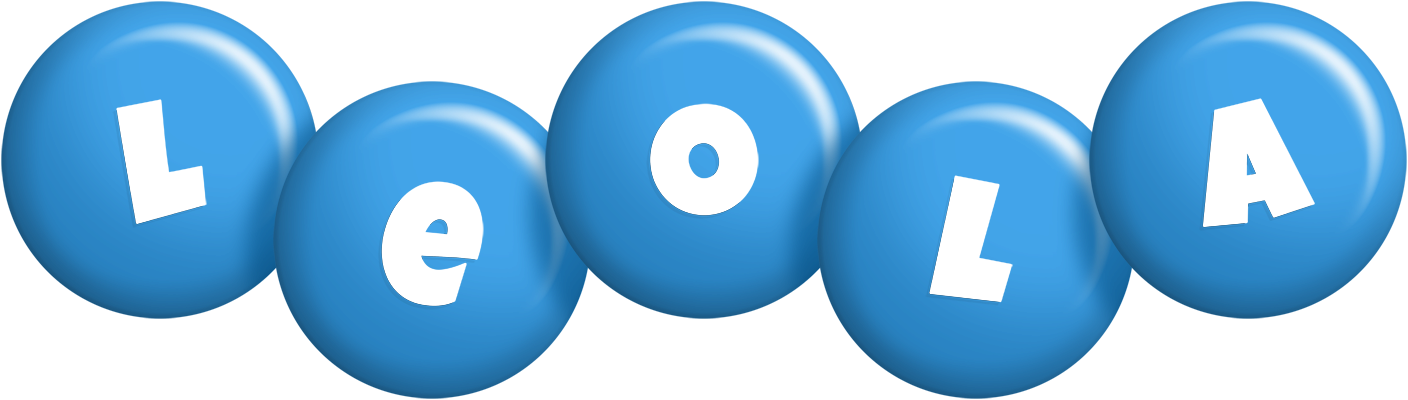 Leola candy-blue logo