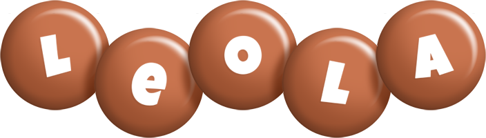 Leola candy-brown logo