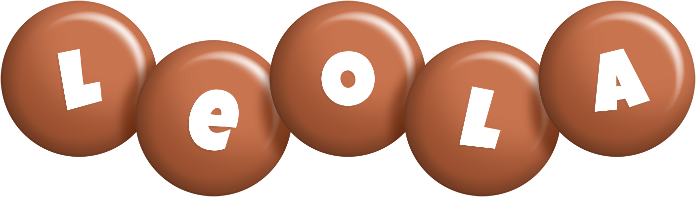 Leola candy-brown logo