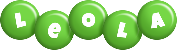 Leola candy-green logo