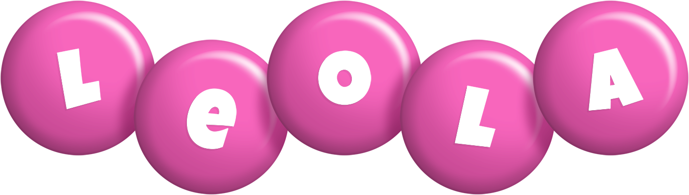 Leola candy-pink logo