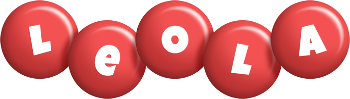 Leola candy-red logo
