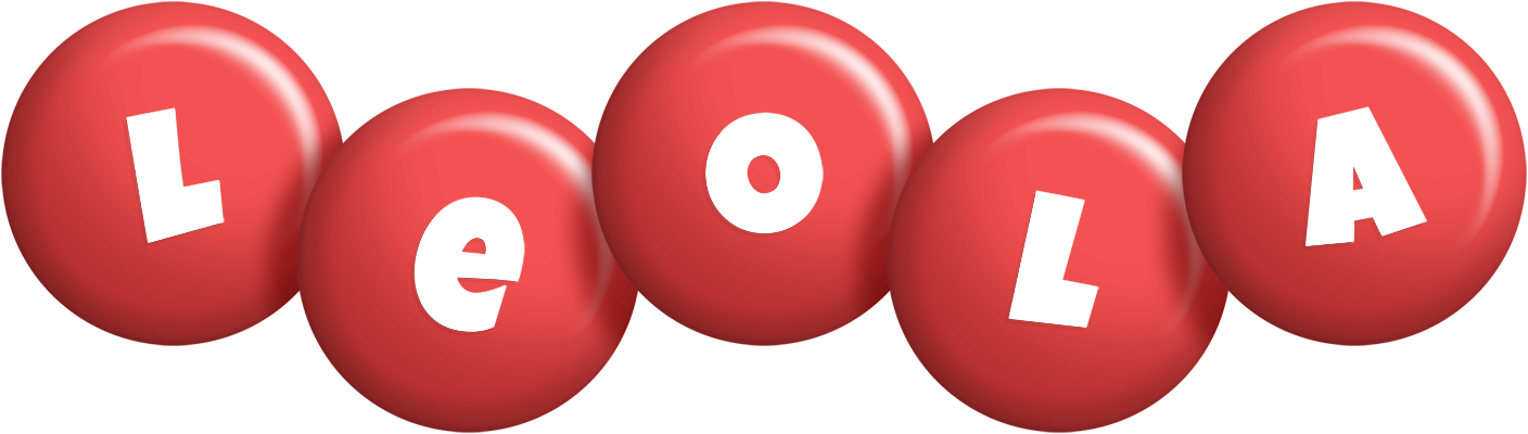 Leola candy-red logo