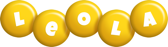 Leola candy-yellow logo