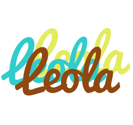 Leola cupcake logo