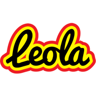 Leola flaming logo