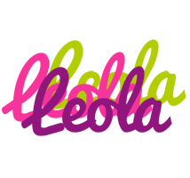 Leola flowers logo