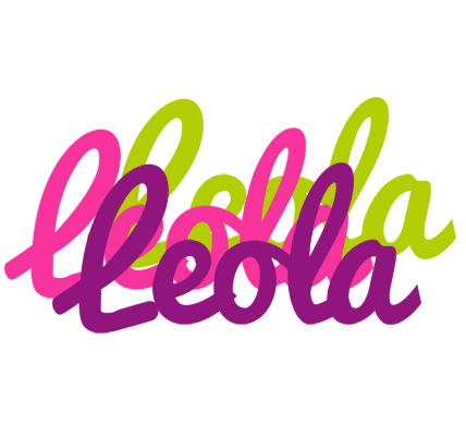 Leola flowers logo