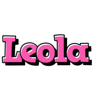 Leola girlish logo