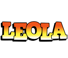Leola sunset logo