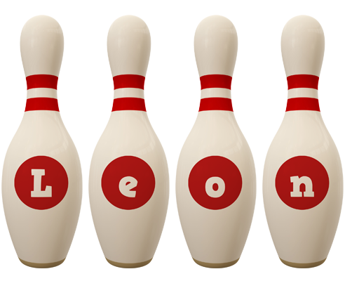 Leon bowling-pin logo