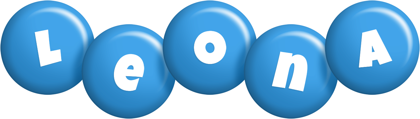 Leona candy-blue logo