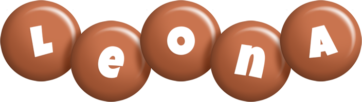 Leona candy-brown logo