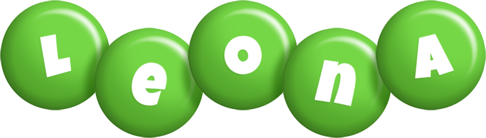 Leona candy-green logo