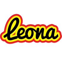 Leona flaming logo