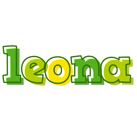 Leona juice logo