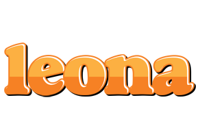 Leona orange logo