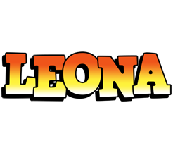 Leona sunset logo