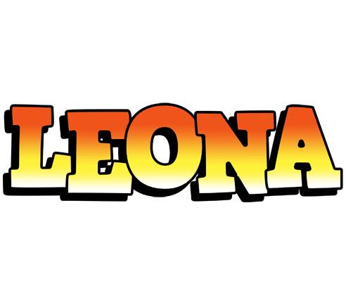 Leona sunset logo
