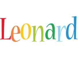 Leonard birthday logo