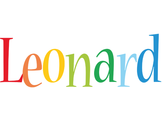 Leonard birthday logo