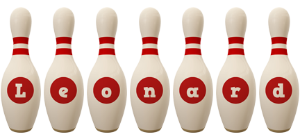 Leonard bowling-pin logo