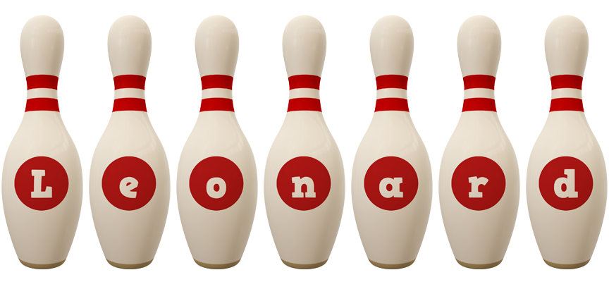 Leonard bowling-pin logo