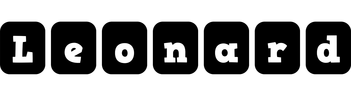 Leonard box logo