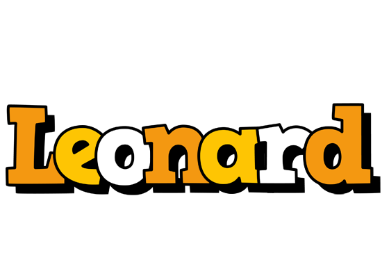 Leonard cartoon logo