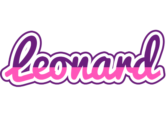 Leonard cheerful logo