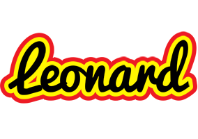 Leonard flaming logo