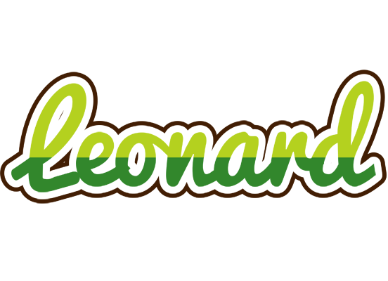 Leonard golfing logo