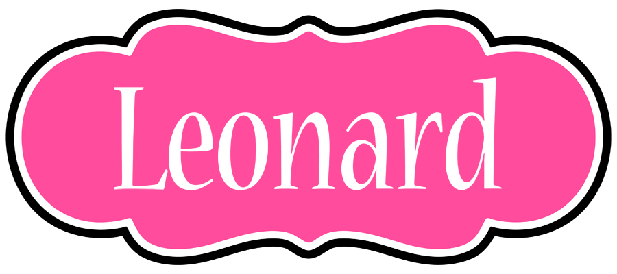 Leonard invitation logo