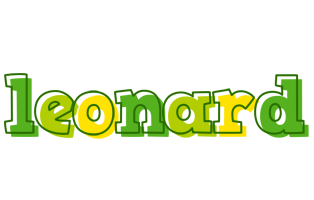 Leonard juice logo