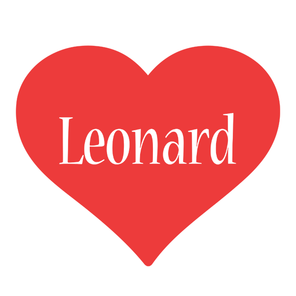 Leonard love logo