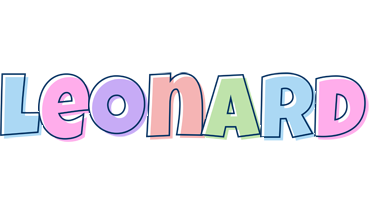 Leonard pastel logo