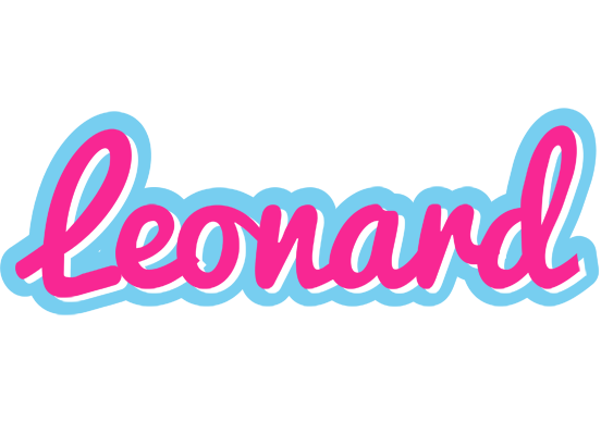 Leonard popstar logo