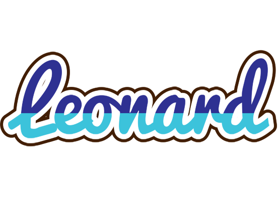 Leonard raining logo