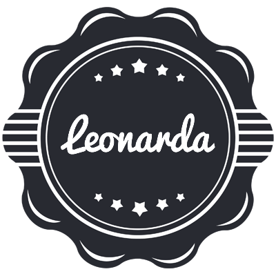 Leonarda badge logo