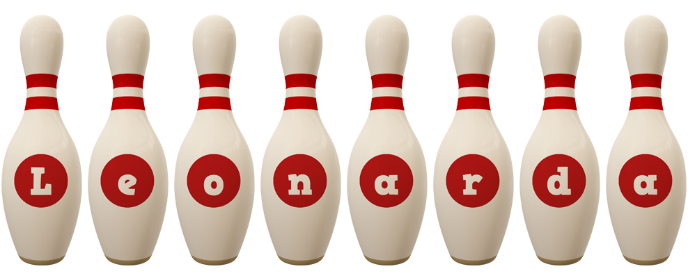 Leonarda bowling-pin logo