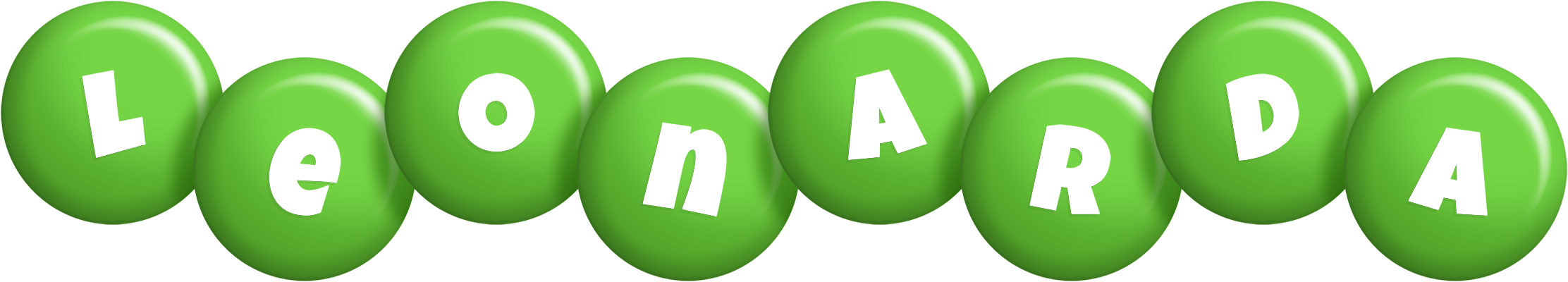 Leonarda candy-green logo