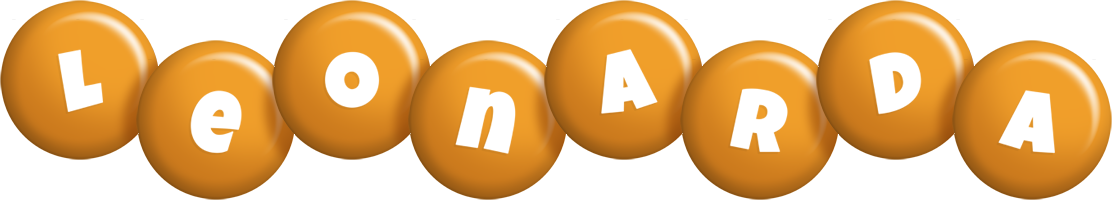 Leonarda candy-orange logo